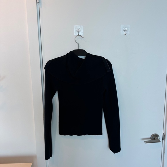 REMAIN Birger Christensen – Zipped Collar Jumper in Dark Blue XS/34 - Picture 11 of 11